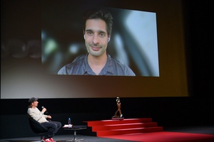 37. TNF - Dzień 4 (30.05.23) - Po projekcji "Niebezpiecznych dżentelmenów" spotkanie na ekranie z reżyserem filmu Maciejem Kawalskim