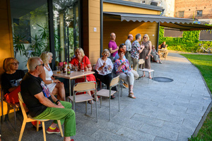 Starówka Jazz Festival - 14.07.2023 - Koncert zespołu Old Boys Band. Widownia Amfiteatru.