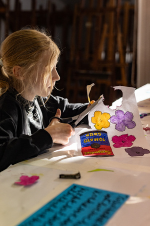 Artystyczne Ferie 2025 - Dzień 3 - Pop-art z Warholem