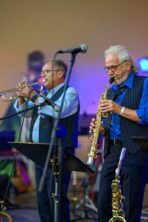 Starówka Jazz Festival 2025 - Koncert II - Old Boys Band na scenie amfiteatru letniego