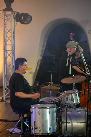 Starówka Jazz Festival 2025 - Koncert III - South Silesian Brass Band na scenie tarnowskiego amfiteatru