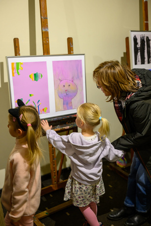 Wystawa semestralna Studio Art - Kropka, kreska, plama