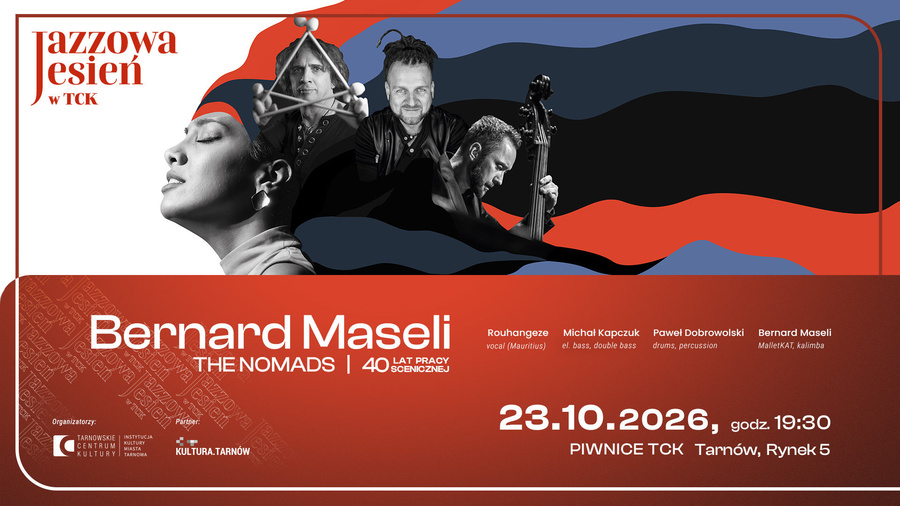 Jazzowa jesień w TCK: Bernard Maseli "The Nomads"