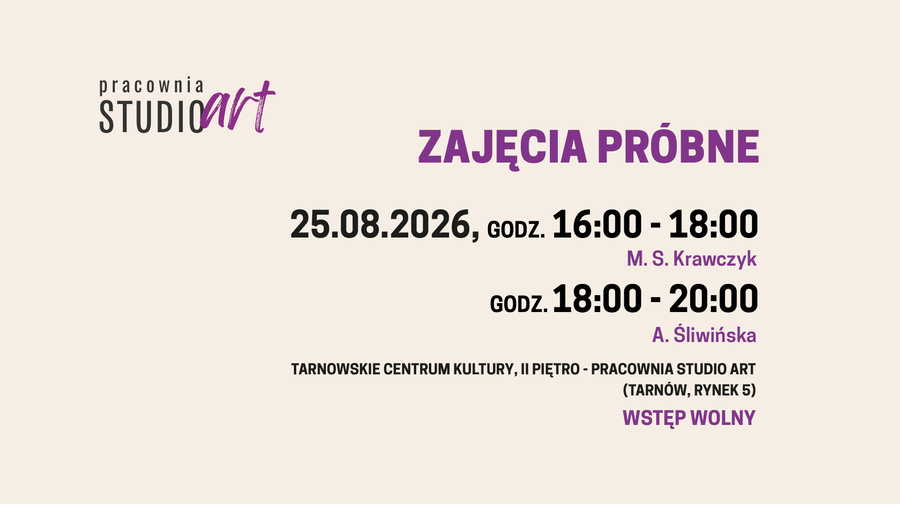 Konsultacje i zajęcia próbne w Pracowni Studio ART